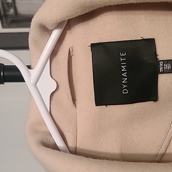 Dynamite Elegant Cream Trench Coat - Picture 16 of 17